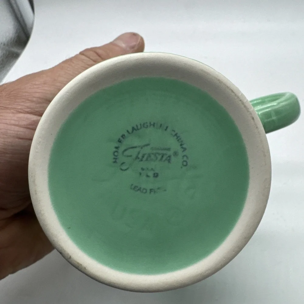 Fiesta Ring-Handled Fan/Horizon Mug SEAMIST #3